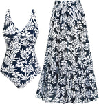 Women's Tummy Control One Piece Swimsuit - V-Neck Twist Front, Removable Pads and Full Coverage for Pool Days - Small